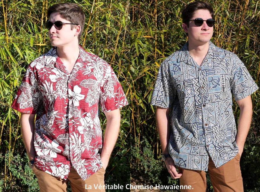 La véritable chemise hawaienne est chez CouleurTropiques.com