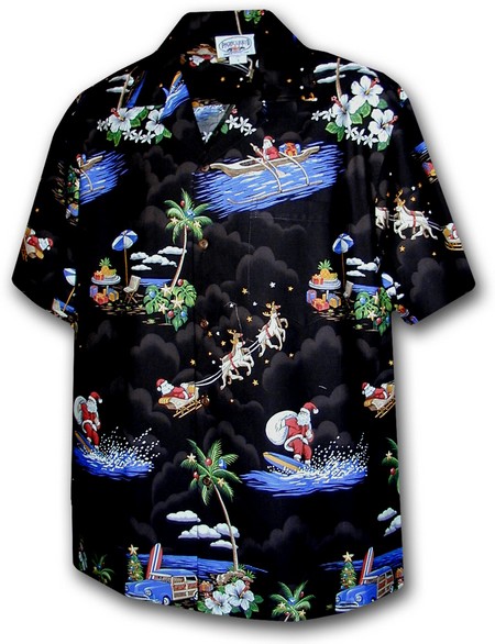 Chemise hawaïenne Spéciale Noël