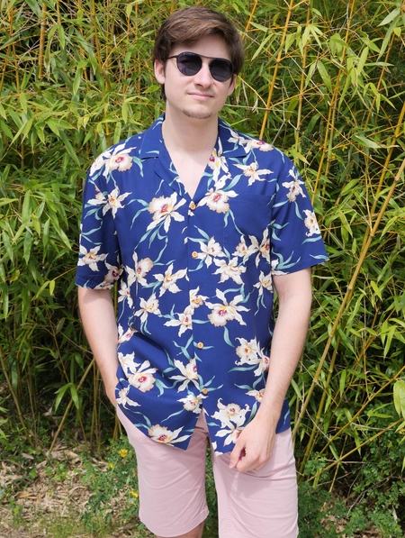 Chemise hawaienne griffée Paradise Found