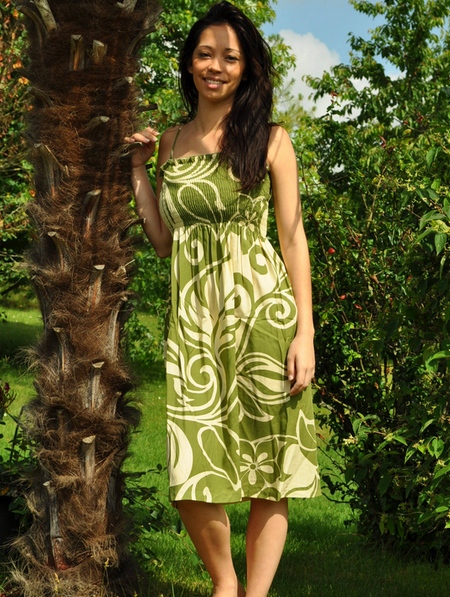 Robe Hawaïenne signée Robert J.Clancey Hawaï